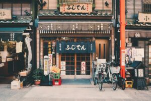 Restaurant in Japan in local area