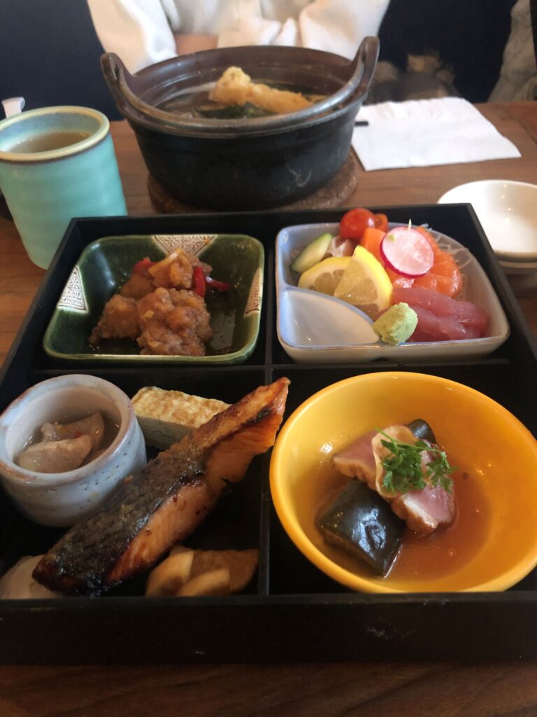 Japanese lunch menu